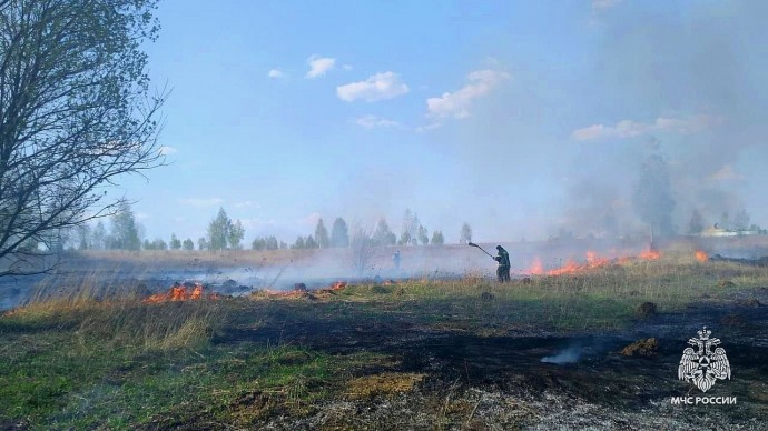 В Тульской области объявлен 4 класс пожароопасности
