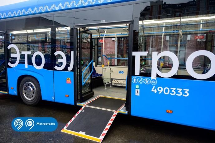 Электробус с технологией ночной зарядки вышел на маршрут в Зеленограде