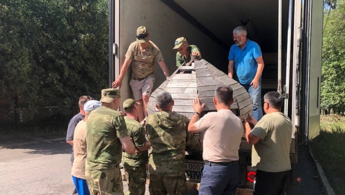 В батальон им.Салавата Юлаева прибыла новая партия гумпомощи из Башкирии