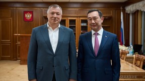 Марат Хуснуллин провёл рабочую встречу с главой Якутии Айсеном Николаевым