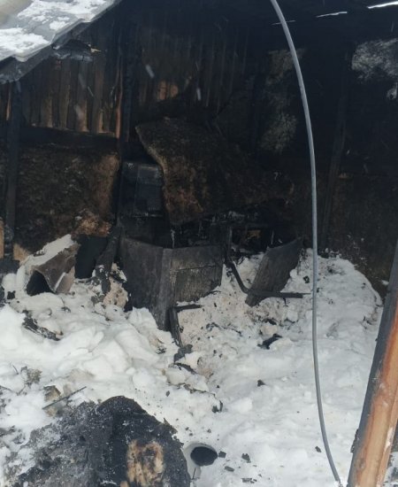 В Башкирии в сгоревшем вагончике обнаружили труп