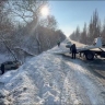 Белгородские полицейские помогли водителю, съехавшему в кювет из‑за снегопада
