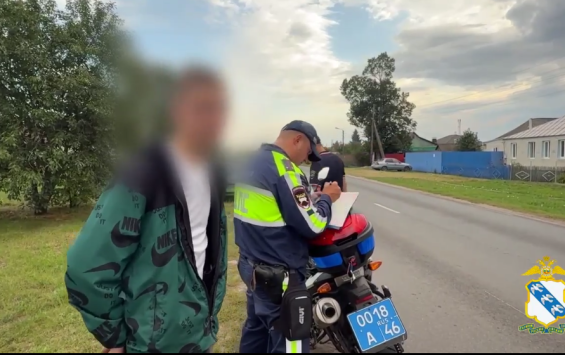 В Курском районе у подростков изъяли восемь мотоциклов