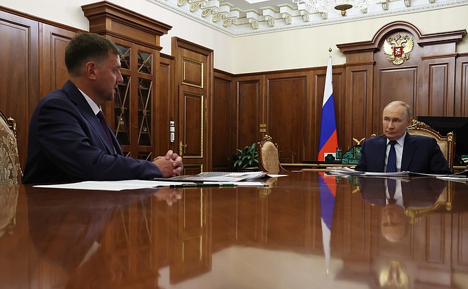 Встреча с губернатором Запорожской области Евгением Балицким