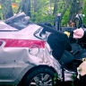 Росгвардейцы попали в реанимацию после аварии на Заповедной улице