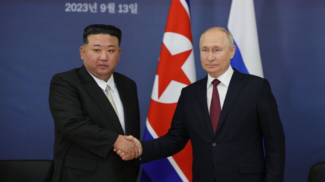 Путин и Ким Чен Ын договорились о дальнейших контактах