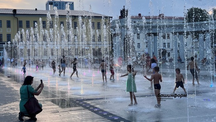 В Уфе за купание в фонтанах пригрозили штрафами