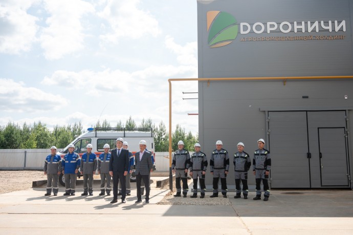 Новая производственная площадка агрохолдинга «Дороничи» подключена к газораспределительным сетям
