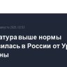 Температура выше нормы установилась в России от Урала до реки Лены