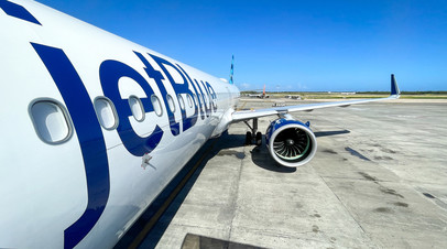 В США изучат обстоятельства инцидента с самолётами JetBlue и ВВС возле Венесуэлы В США изучат обстоятельства инцидента с самолётами JetBlue и ВВС возле Венесуэлы