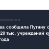 Любимова сообщила Путину о планах создать 20 тыс. учреждений культуры до 2030 года