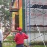 Партийцы Зубово-Полянского района оценили ход ремонта детского сада № 3 "Ручеек"