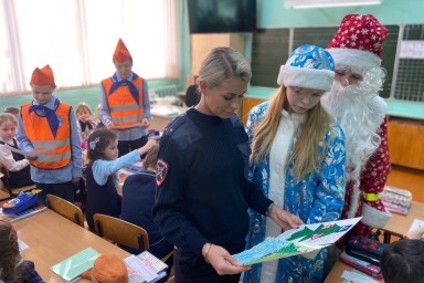 В Орле для школьников организовали предновогодний урок безопасности