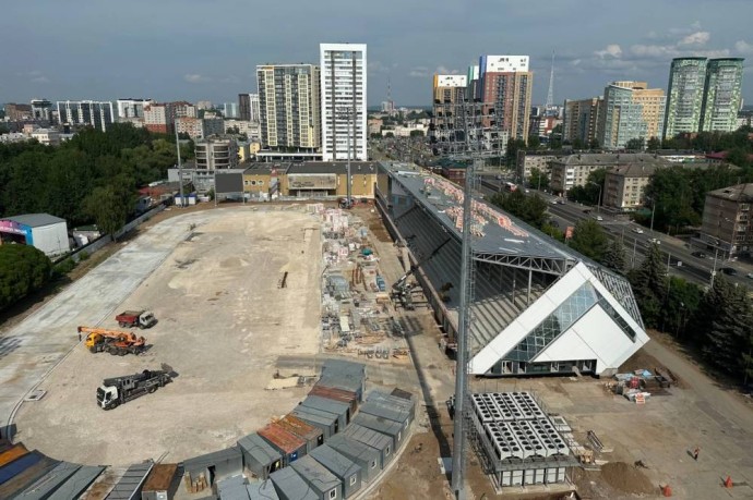 В Перми завершается реконструкция стадиона «Юность» В Перми завершается реконструкция стадиона «Юность»