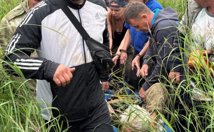 "Мы успели": волонтёры нашли пропавшего на Сахалине пенсионера на пятый день поисков