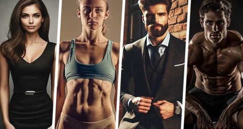 Открыто идеальное тело мужчин и женщин по мнению ИИ: как его сохранить во время отдыха в отеле на All Inclusive