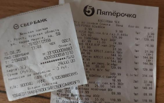 В Курске осудили мужчину за кражи с поддельными банковскими чеками