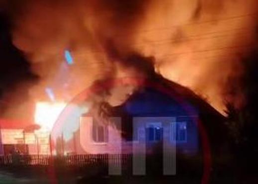 Страшный пожар под Пензой тушили более 20 человек