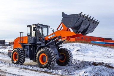 В России изготовили импортозамещённый фронтальный погрузчик WL50