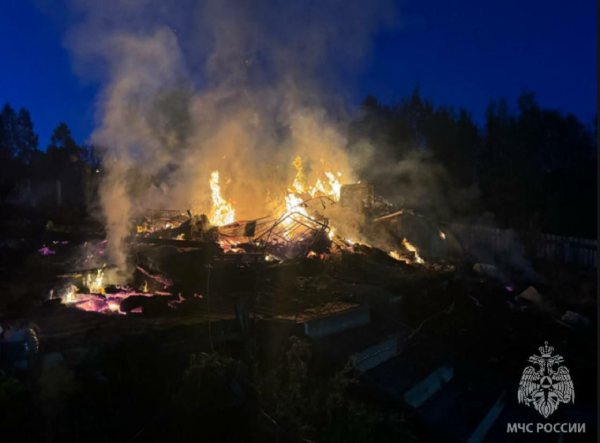 На пожаре под Иркутском погиб мужчина