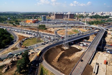 В Москве за три года планируют построить свыше 280 км дорог