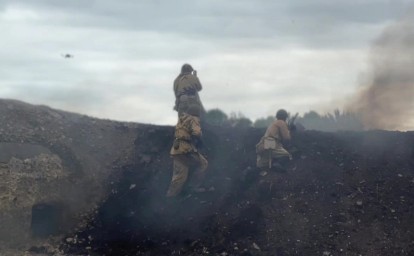 Реконструкция штурма полицейского поста Хандаса на Сахалине: видео самых ярких моментов