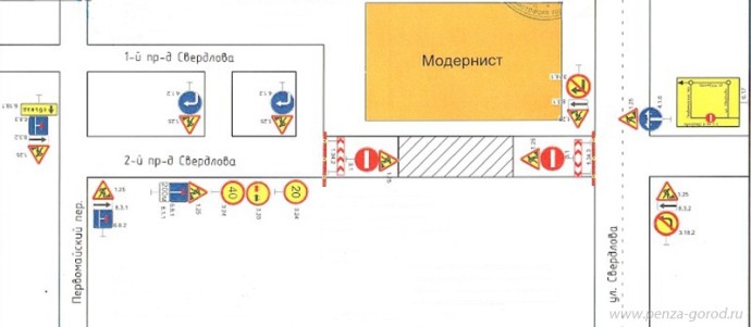В Пензе почти на месяц перекроют движение по 2-му проезду Свердлова
