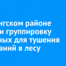 В Катангском районе усилили группировку пожарных для тушения возгораний в лесу