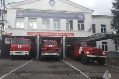 Под Вязьмой в деревне Вассынки сгорела баня