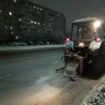 Ночной дозор спасает дороги от разрушения в Костроме