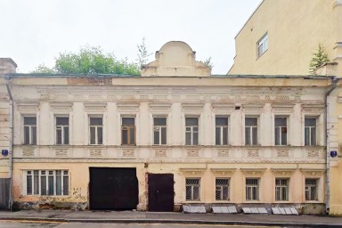В Серебряническом переулке отреставрируют усадебный дом XIX века