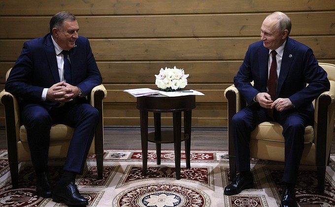 Встреча с Президентом Республики Сербской Милорадом Додиком