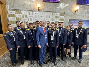 Курсанты Московской академии Следственного комитета имени  А.Я. Сухарева приняли участие в федеральном просветительском марафоне «Знание. Первые»