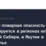 Высокая пожарная опасность прогнозируется в регионах юга западной Сибири, в Якутии и Забайкалье