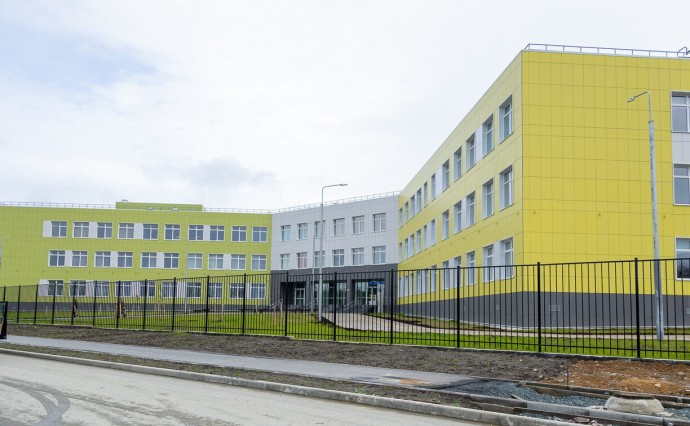 Школа на 550 мест в южно-сахалинском ЖК "Горизонт" почти готова к открытию