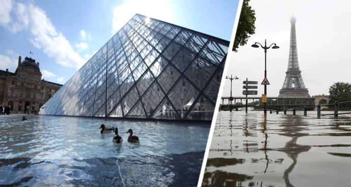 На «Древний Египет» обрушился потоп: Лувр залило водой На «Древний Египет» обрушился потоп: Лувр залило водой