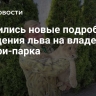 Появились новые подробности нападения льва на владельца сафари-парка