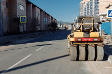 В Улан-Удэ завершают ремонт дороги к корпусам ВСГУТУ