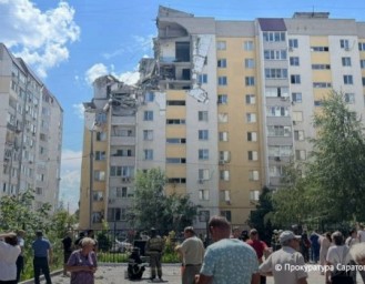 В Саратове обрушился многоэтажный жилой дом, есть жертвы