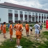 В Мордовии транспортные полицейские присоединились к акции «Зарядка со стражем порядка»