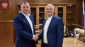 Марат Хуснуллин провёл встречу с главой Республики Карелия Артуром Парфенчиковым