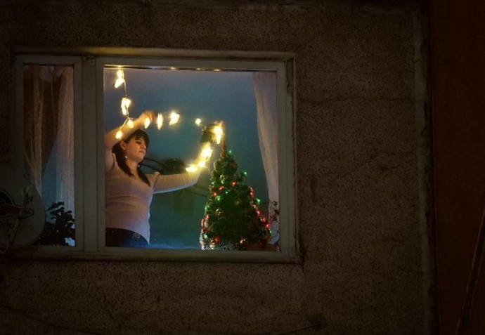 Россиян будут штрафовать за небезопасное крепление гирлянд