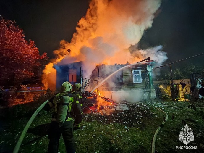В Тульской области за сутки потушили три пожара