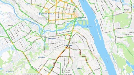 Пробки в Ярославле достигли 8 баллов