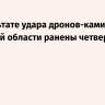 В результате удара дронов-камикадзе в Брянской области ранены четверо детей