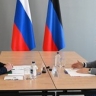 Дмитрий Чернышенко провёл рабочую встречу с главой Донецкой Народной Республики Денисом Пушилиным