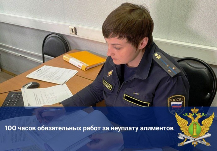 Тулячка отправится на обязательные работы за неуплату алиментов