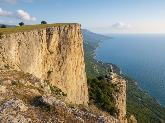 Форосский кант в Крыму: панорамная точка над морем на высоте 660 метров