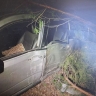 В Забайкалье пьяный водитель слетел с дороги и врезался в дерево