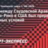 Матч между Саудовской Аравией и Пуэрто-Рико в США был прерван из-за погодных условий